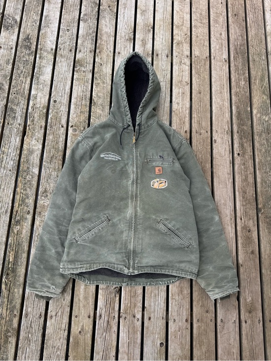 Carhartt Other - Carhartt Men’s J141 “ARG” Hooded Sherpa Lined Jacket (L-Tall)